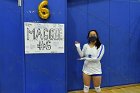VB Inter squad match  Volleyball seniors Casey Dinga (#19) and Maggie Shafer (#6) are honored by the team during Senior Day festivities prior to their inter-squad match. : VB Intersquad, inter squad, inter-squad